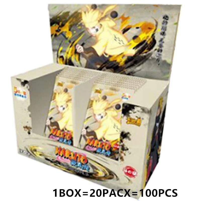 KAYOU Naruto Cards Vortex Collectible Card Games Anime Party Playing Toys Kids Album Collection Children Gift Hobby Boxes Paper