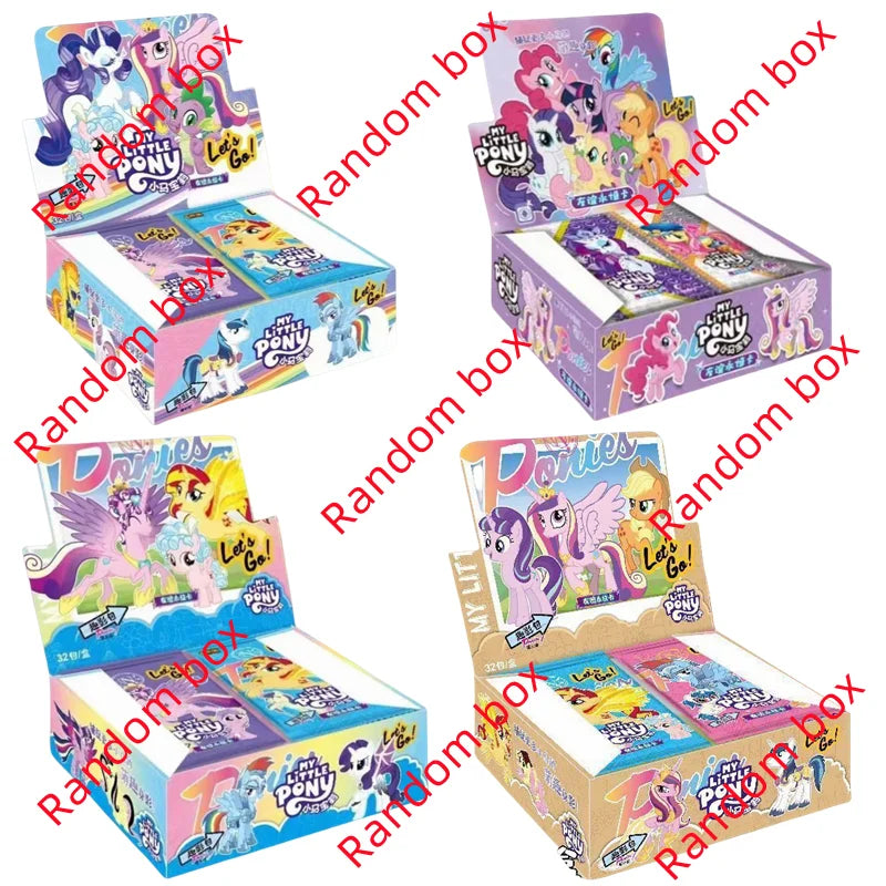 My Little Pony Trading Card Game My Little Pony Cards Box Friendship Forever Flash Card Children's Christmas Collection Gift 