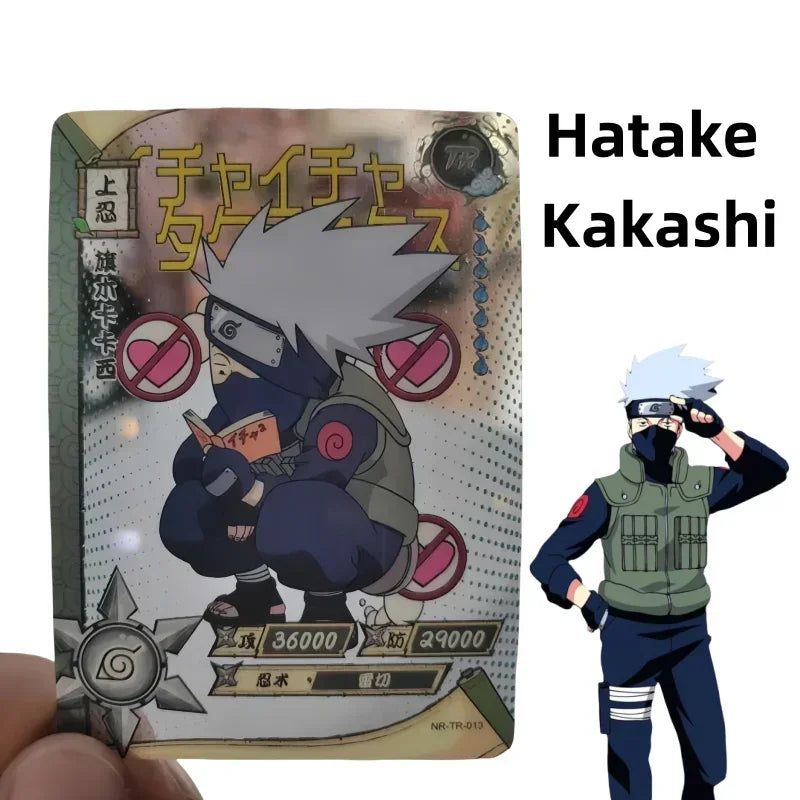 KAYOU Genuine Naruto Chapter 6 Collectible Cards 18 Packs Naruto Peripherals Collectible R/SR/SSR/UR/PTR Cards Battle Toys