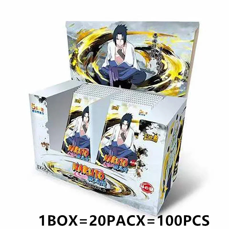 KAYOU Naruto Cards Vortex Collectible Card Games Anime Party Playing Toys Kids Album Collection Children Gift Hobby Boxes Paper