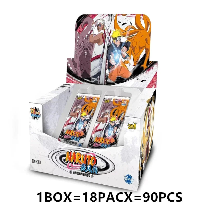 KAYOU Naruto Cards Vortex Collectible Card Games Anime Party Playing Toys Kids Album Collection Children Gift Hobby Boxes Paper