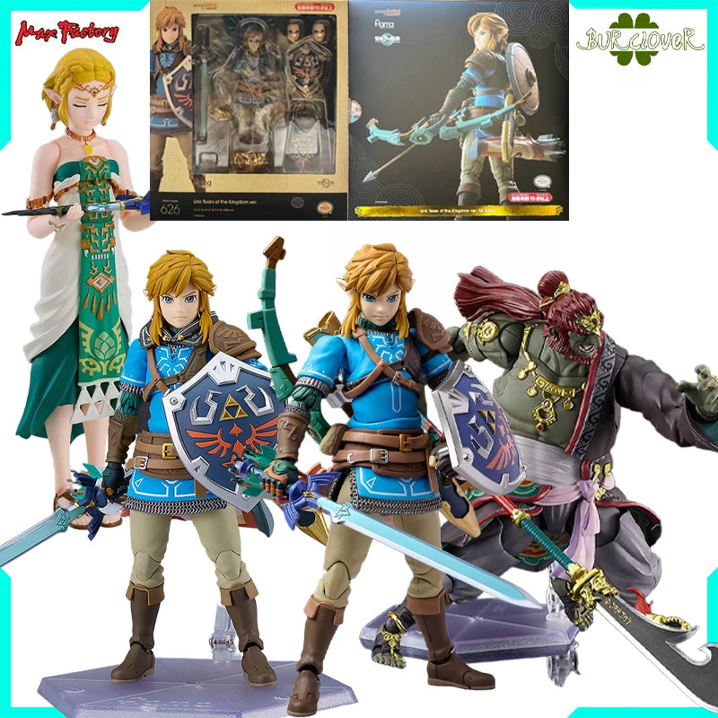 MAX Genuine Original FIGMA TEARS OF THE KINGDOM Action Figure Toys For Boys Girls Kids Gift Collectible Model Ornaments