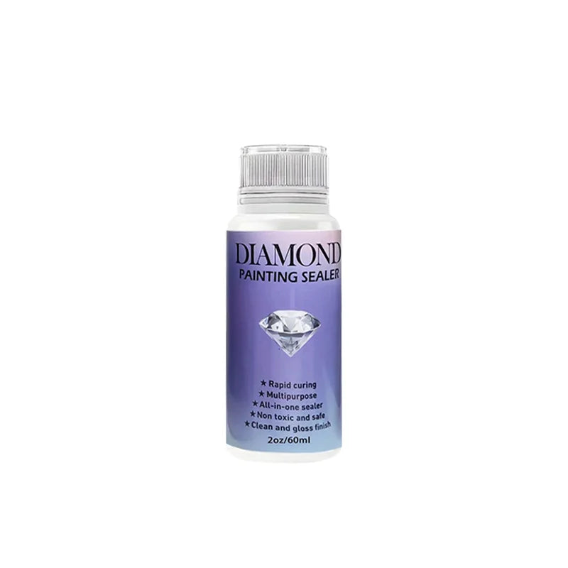 5D Diamond Painting Art Glue Diamond Painting Sealer Permanent Hold Shine Effect Puzzle Sealer Sticky Diamond Painting Conserver