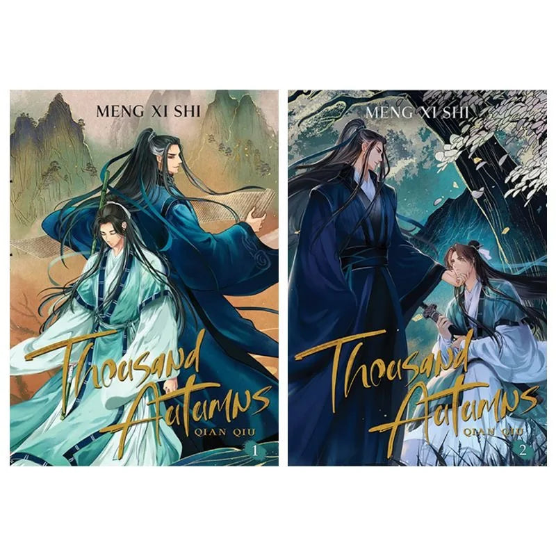 Hot 2 Books A Set Qian Qiu English Comic Novel Thousand Autumns English Version Of Ancient Chinese Romance Novels Manga Book