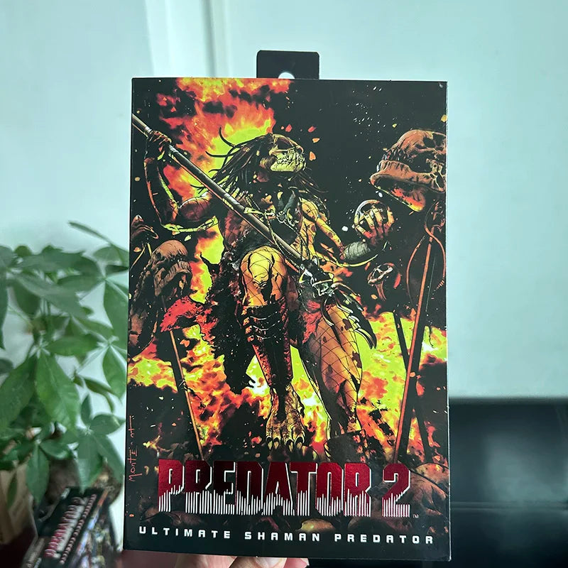 NECA Shaman Predator Ultimate Armored Lost Warrior Jungle Hunter Thermal Vision Fugitive Predator Action Figure Model Toys Gifts