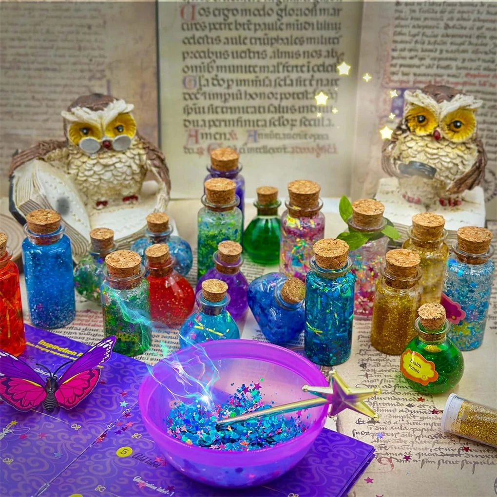 DIY Halloween Witch Magical Potions Fairy Mixies Potion Kit Christmas DIY Glow Potion Handmade Decorations Creative Crafts Toy
