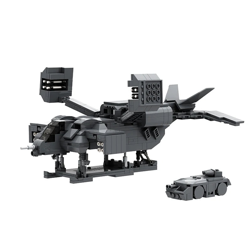 MOC Building Blocks Aliens Cheyenne Dropship and APC Building Block Education Educational Toys Juguetes For Birthday Gift