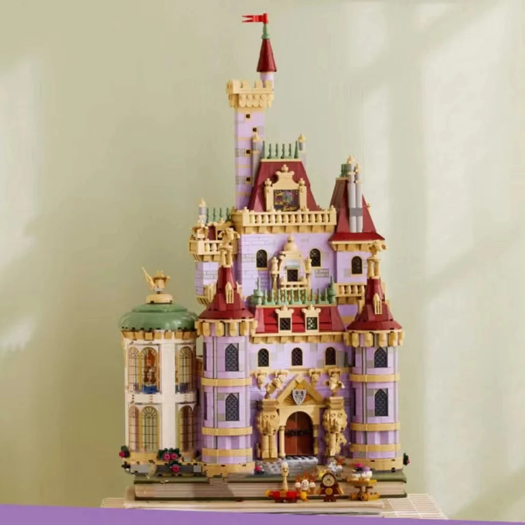 2025 new princess castle romantic toy model monster MOC brick model children's educational building blocks birthday gifts adult