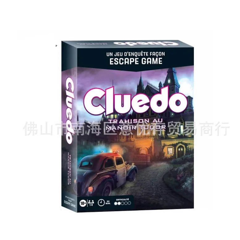 French Board Game Strategy Reasoning Detective Game Cards Big Board French Cluedo Board Game