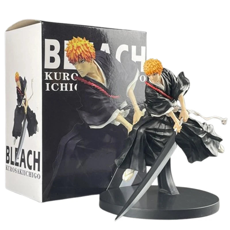 16.5cm Kurosaki Ichigo Model Bleach Action Figures Anime BLEACH GK Statue PVC Collection Figurine Peripheral Gift for Children
