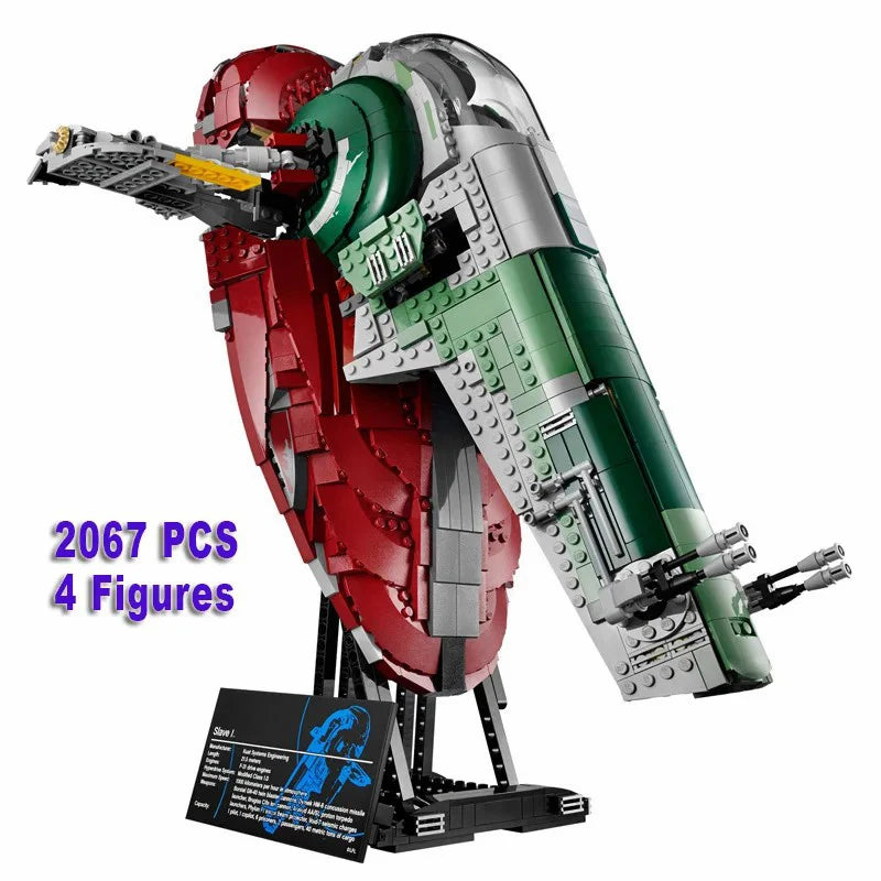 UCS Slave 1 Building Block Moc Display Bricks 19029 Educational Toys Birthday Christmas Gifts Compatible 75060