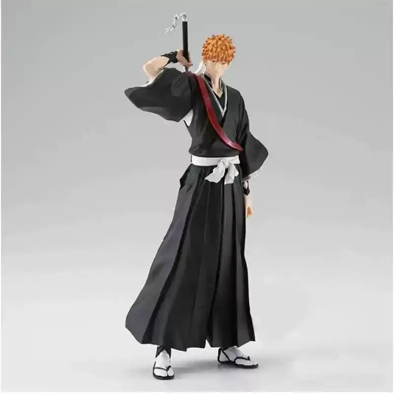 35cm Deluxe Anime Bleach Gk Kurosaki Ichigo Action Figure Handsome Men Model Collection Exquisite Desktop Decoration Friend Gift