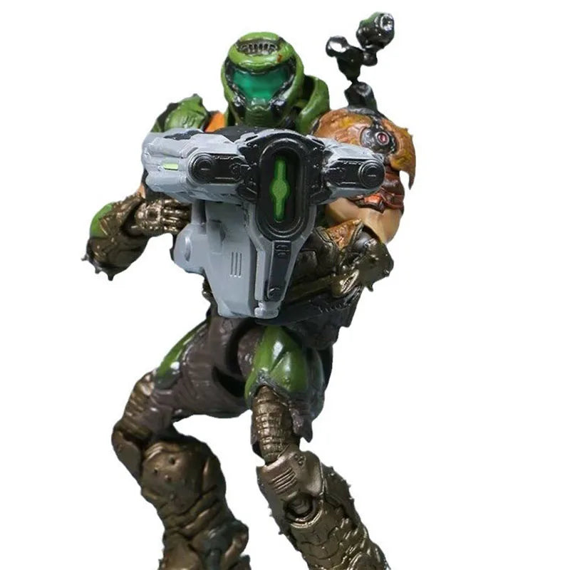 New 17cm Figma SP-140 Doom Slayer Eternal Model Destroy Warrior Doom Movable Cool Collection Room Desktop Ornament Toy Kids Gift
