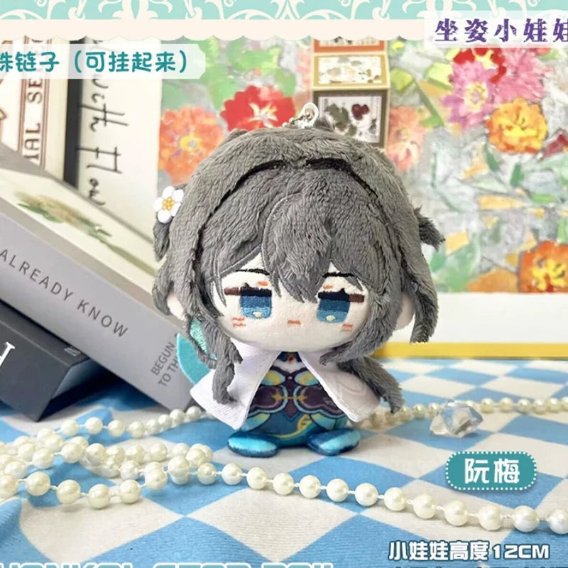 10cm Game Honkai: Star Rail Plush Blade Kafka Bailu Herta Jing Yuan Cute Plush Imbibitor Lunae Dolls Bag Pendant Keychain Gift