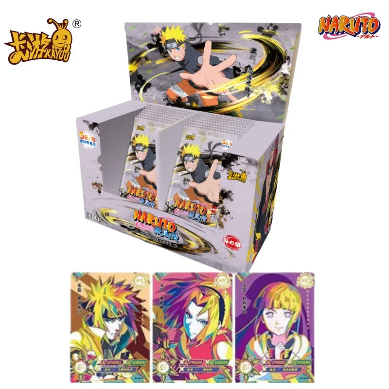 KAYOU Genuine NARUTO Card Fight Chapter Full Series Card Game Collection Card Cartoon Children's Toys Surrounding Holiday Gifts.