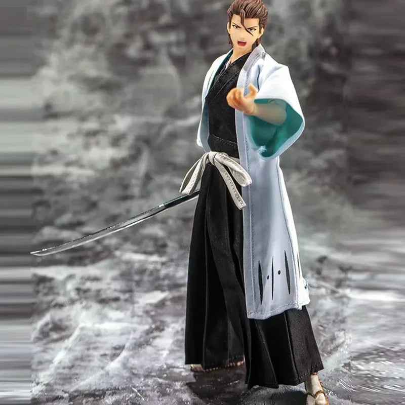 In Stock GT Model Bleach Kurosaki Ichigo Aizen Sousuke Ukitake Jushiro Ichimaru Gin SHF Anime Action Figure Toys Gifts