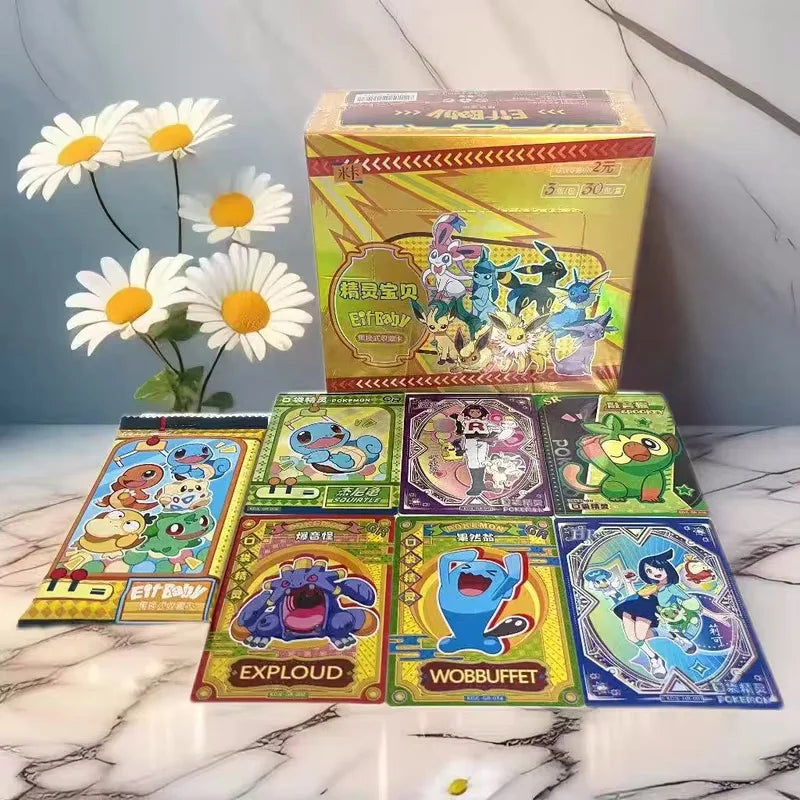 Hot 30 Bag Pokemon Anime Game Elf Card Luxury Pet Card Collection Exchange Box Cards Toys Children Hobbies Kid Toy Holiday Gift