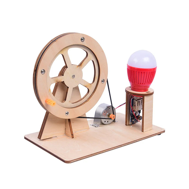DIY Mini Hand Crank Generator  Intelligence Development  Science Experiment Kit & Education Model Toy For Children Gift Toy