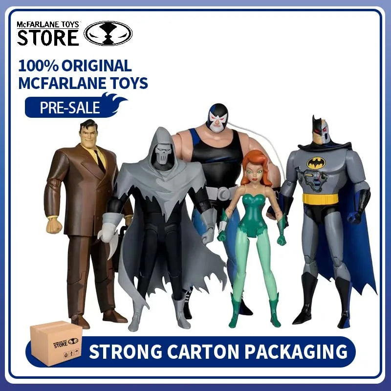 100% Original McFarlane Toys The New Batman Adventures Bane& Poison Ivy& Phantasm&HARDAC DC Multiverse Action Figure Model Doll