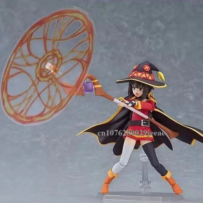 Figma 407 Figure KonoSuba God's Blessing on This Wonderful World Anime Figure Megumin Figures Cute Statue Collectible Model Toys