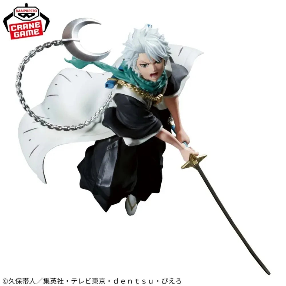 In Stock BANDAI BANPRESTO BLEACH VIBRATION STARS Hitsugaya Toushirou Anime Figure Toys 14cm PVC Model Collector Birthday Gift