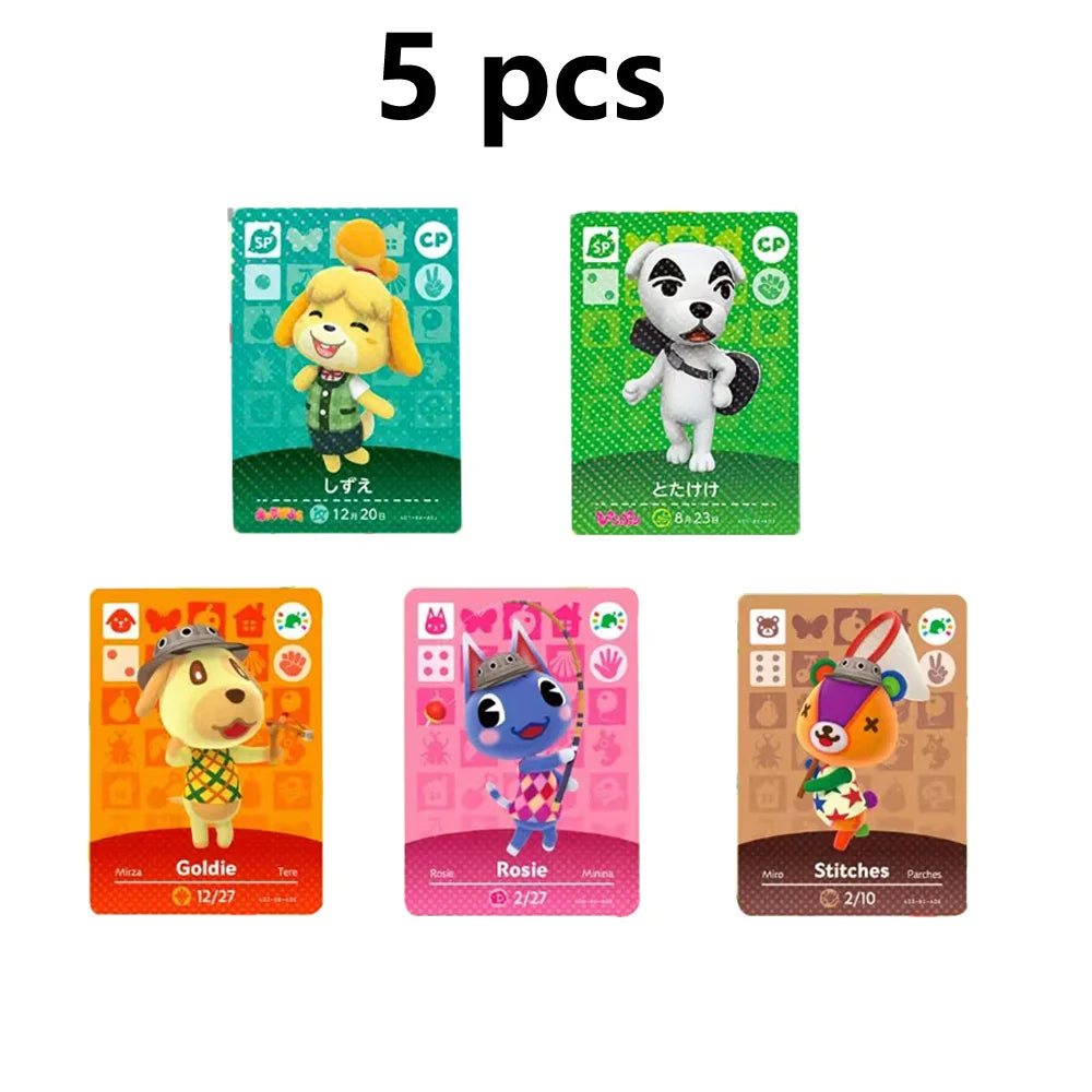 Hot Sanrio Game Animals Crossing New Horizons Amiibo Card Ankha Marshal Maple NS Switch 3DS Game NFC Cards Series 1 2 3 4 5