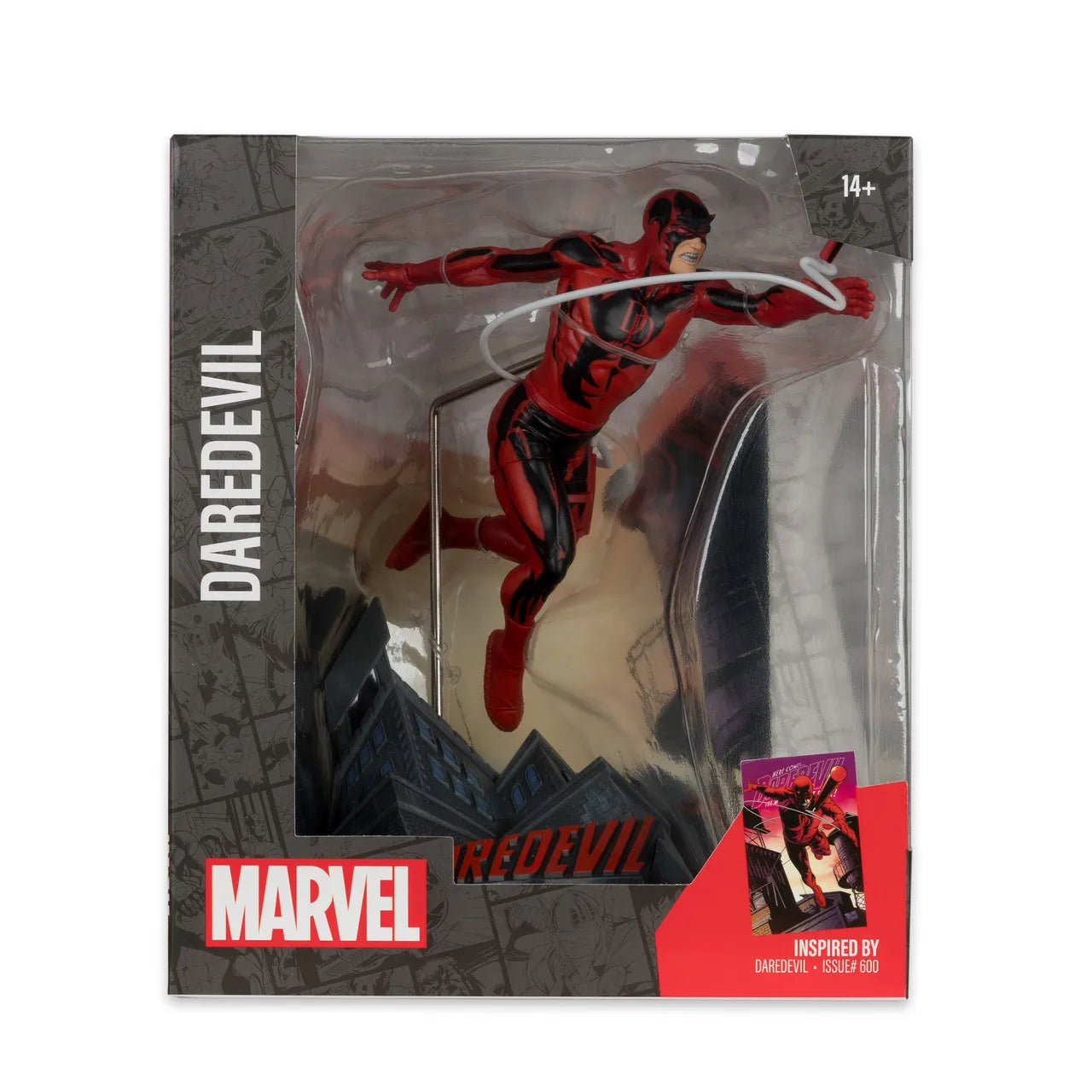 McFarlane Toys Marvel Spider-Man/Cyclops/Daredevil/Storm/Captain America 1:10th Scale Posed Figures w/Scenes Figure Model