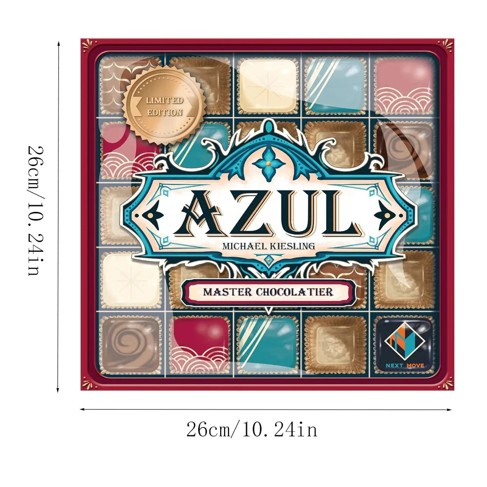Azul Master Chocolatier Card Board Game Fun Strategy Party Board Game, Perfect Holiday Game, Christmas Thanksgiving Gift
