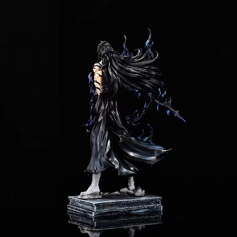 Bleach Figure Kurosaki Ichigo Action Figure Cero Cow Series Saigo no Getsuga tenshou-Mugetsu GK Statue Collection Birthday Gift
