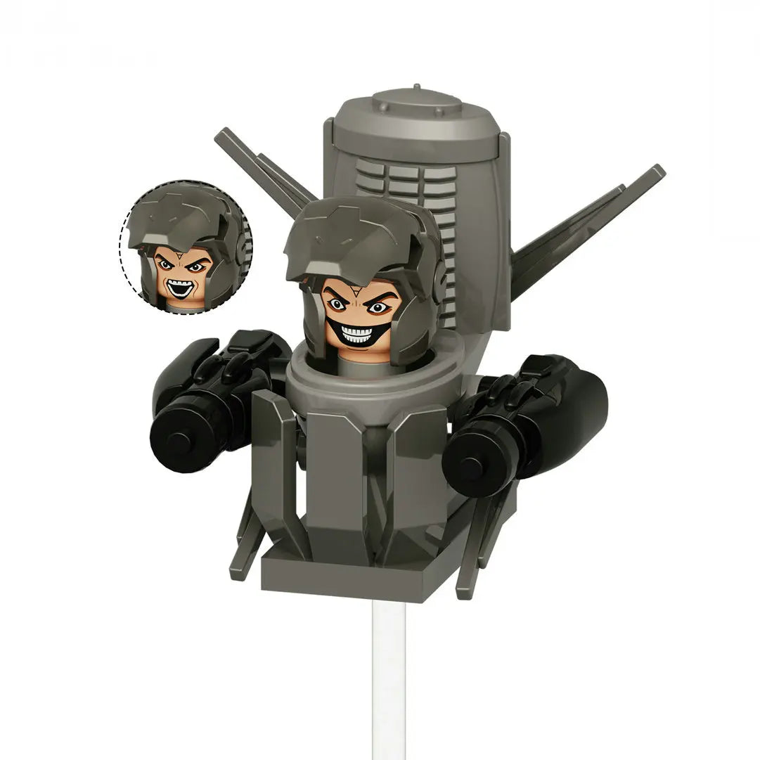 4CM Skibidi Toilet Man Mini Figure Monitor Building Blocks Audio Camera Man Toys Boy Children Christmas Birthday Gift
