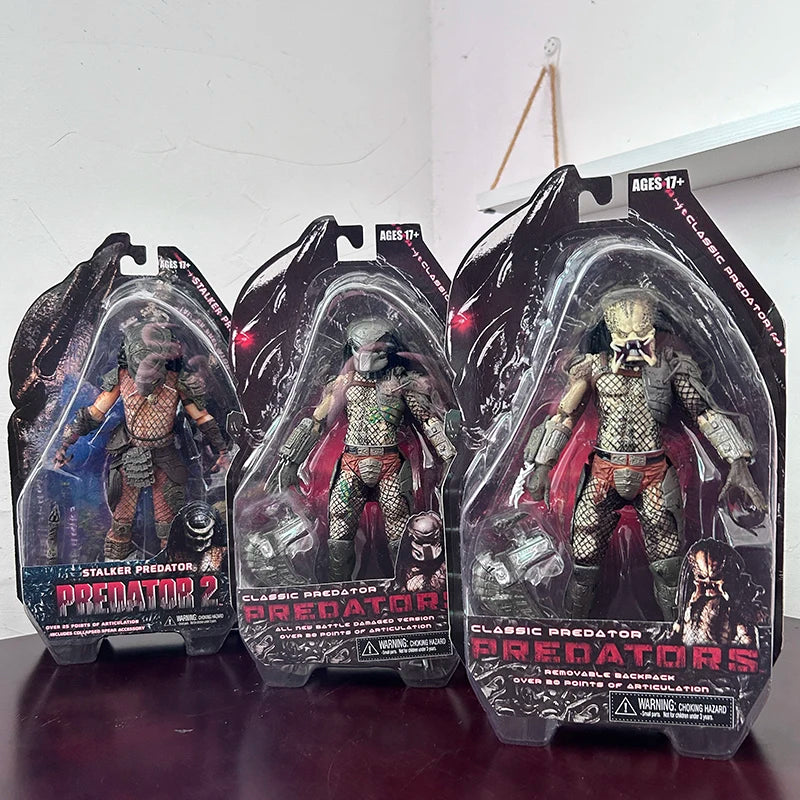 NECA Classic Predator Water City Hunter Warrior Lost Snake Stalker Guardian Jungle Demon Hunter Action Figure Toys Gift For Kids