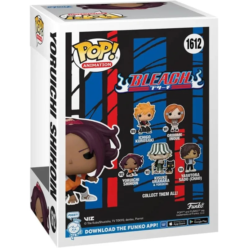 FUNKO POP Animation Bleach Yoruichi Shihoin Kisuke Urahara with Yoruichi Vinyl Figure Collect Toy Table Decoration Adult Gifts