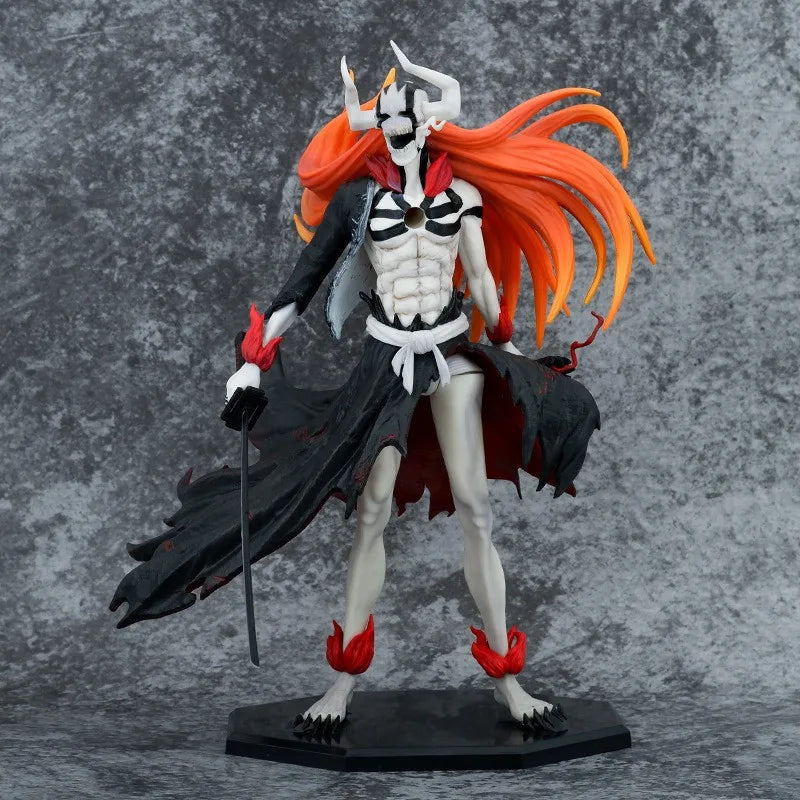 Death 34cm Realm Bleach Hand-Made Kurosaki Ichigo Tauren Blur White Ornaments Model Statue Animation Surrounding Desktop Gifts