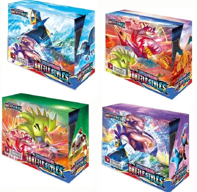 324/360 Pcs/Set Pokemon Card Brilliant Stars 151 Prismatic Evolutions PALDEAN FATES English Booster Battle Transaction Card.