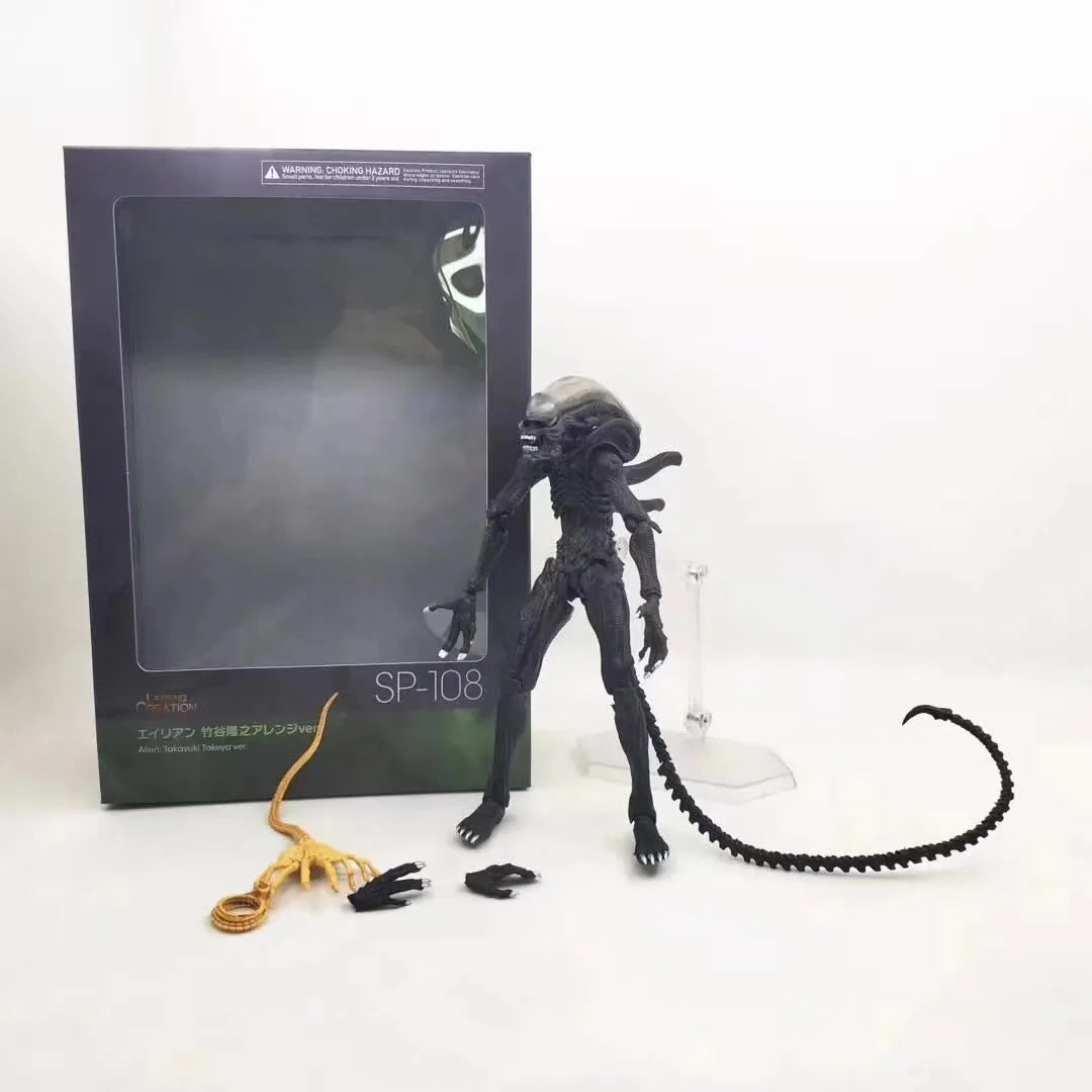 Anime Aliens Figma SP-108 Figure Predator 2 Takayuki Takeya Ver. Action Figure Film Peripheral Commemorative Collection Gift