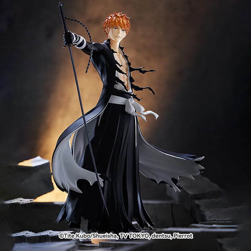 Good Smile Original Pop Up Parade Bleach Kurosaki Ichigo Ishida Uryuu Anime Action Figures Toys For Kids Gift Collectible Model
