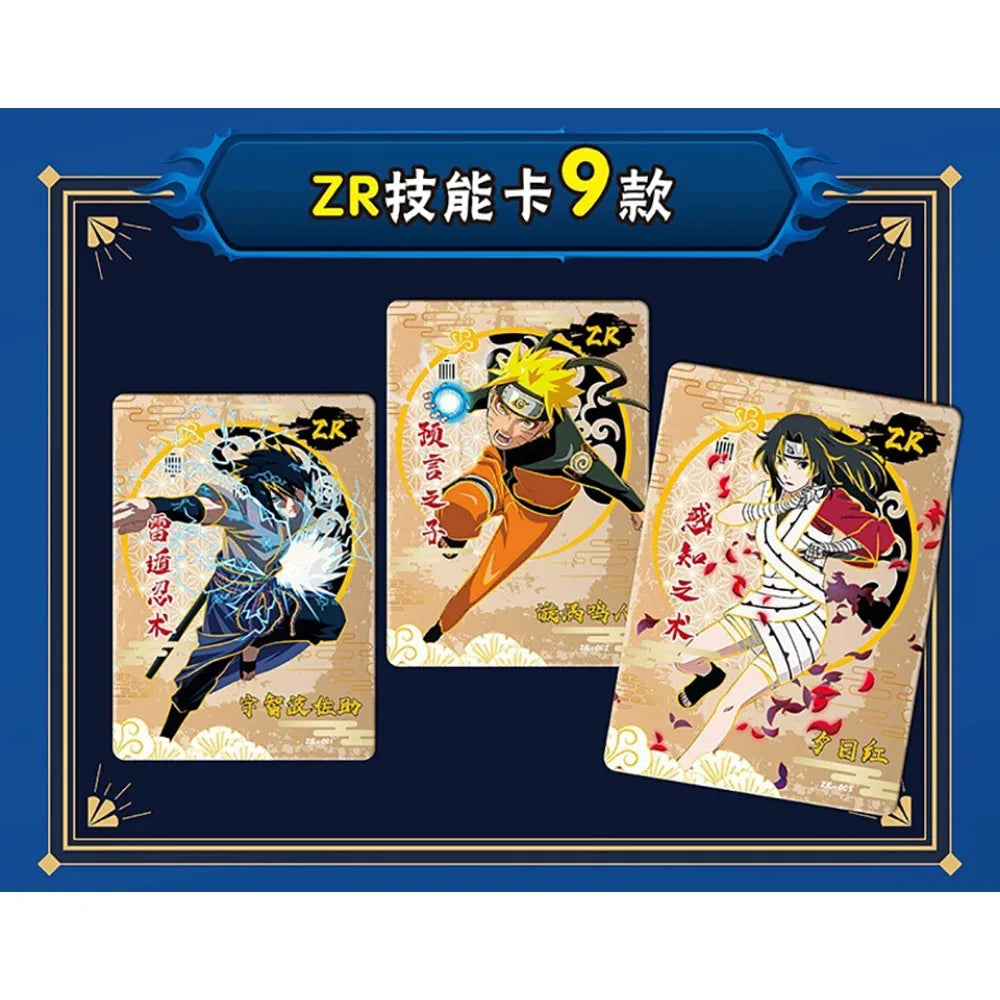 Genuine NARUTO Card For Children Fantasy Adventure Anime Nohara Rin Hatake Kakashi Limited Game Collection Card Toys For Family