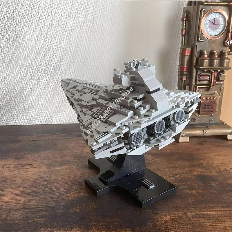 609PCS MOC Starship Series Midi-Scale Imperial Star Destroyer Building Blocks Spaceship Model Diy Creative Educational Toy Gift
