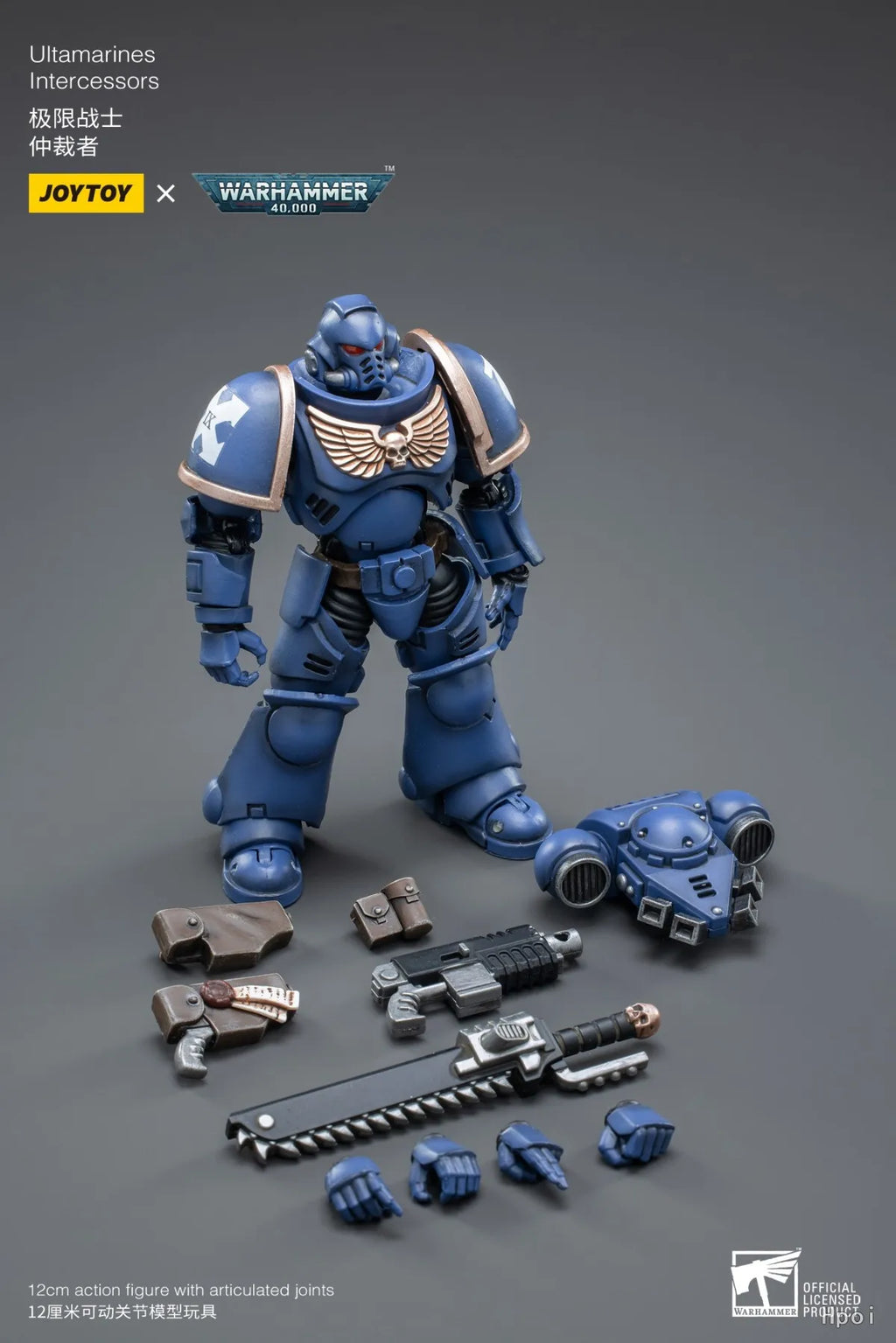 【In Stock】JOYTOY Warhammer 40K Space Wolves Imperial Fists Ultramarines Blood Angels Intercessors 1/18 Action Figures Toys
