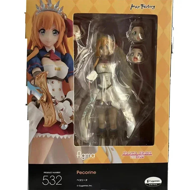 In Stock Genuine Original Factory FIGMA PRINCESS CONNECT RE：DIVE PECORINE Anime Action Figure Assembly Toys for Gift Collectible