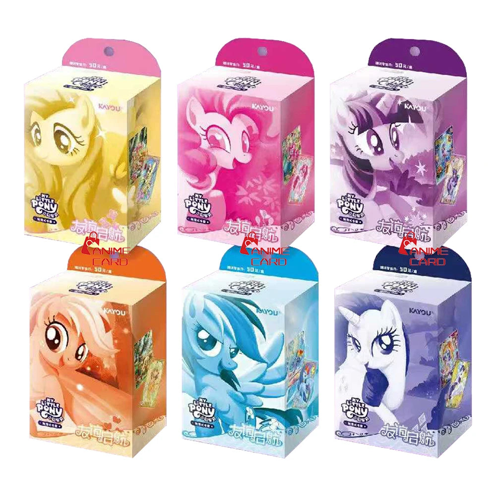 KAYOU Genuine My Little Pony Card 40th Anniversary Limited Friendship Eternal Card Rare SC SGR Cards Toy Gift Princess Card