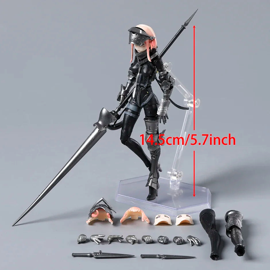 Figma 491 FALSLANDER Lanze Reiter PVC Action Figure Collectible Model Toy