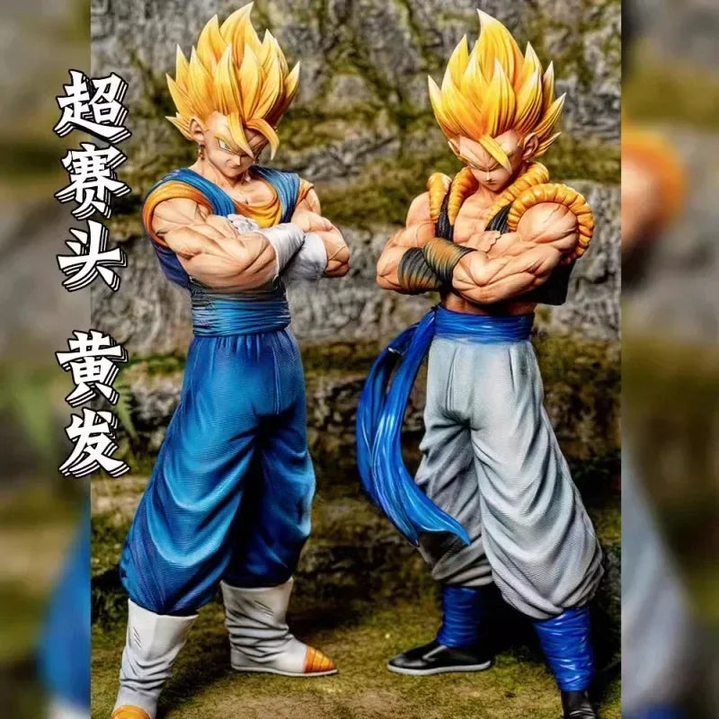 In Stock 31cm Jt Toys Dragon Ball Anime Figure Vegeta Figurine Vegetto Action Figure Collection Statue Model Decor Custom Toy