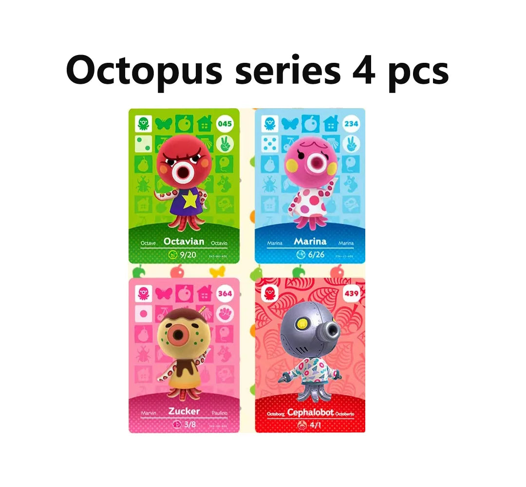 Hot Sanrio Game Animals Crossing New Horizons Amiibo Card Ankha Marshal Maple NS Switch 3DS Game NFC Cards Series 1 2 3 4 5