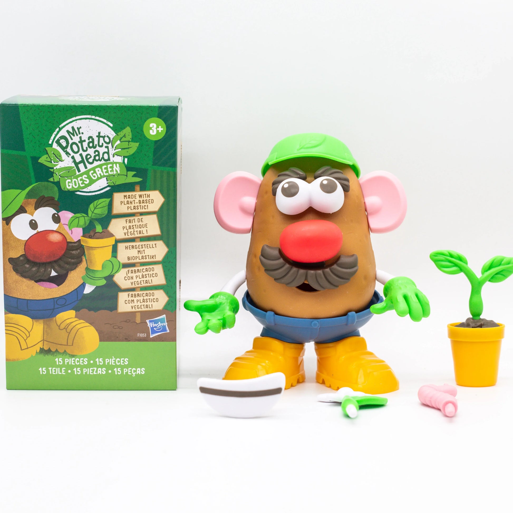 Hasbro Cartoon Anime Mr Mrs Potato Head Action Figure with Plants Assembled Figure Model Toys Collect Ornaments Kids Gifts