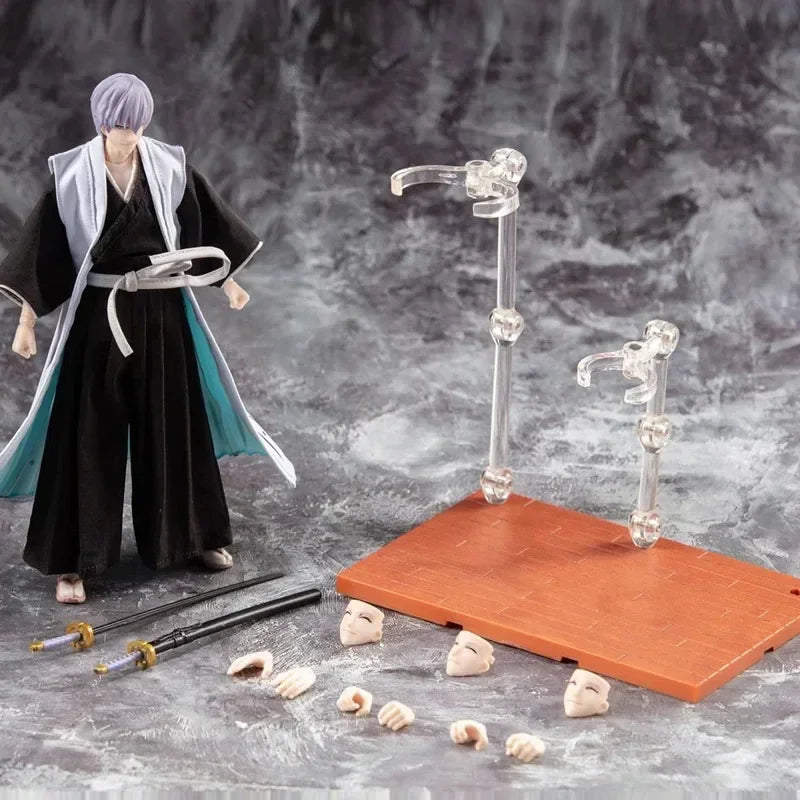 In Stock GT Model Bleach Kurosaki Ichigo Aizen Sousuke Ukitake Jushiro Ichimaru Gin SHF Anime Action Figure Toys Gifts