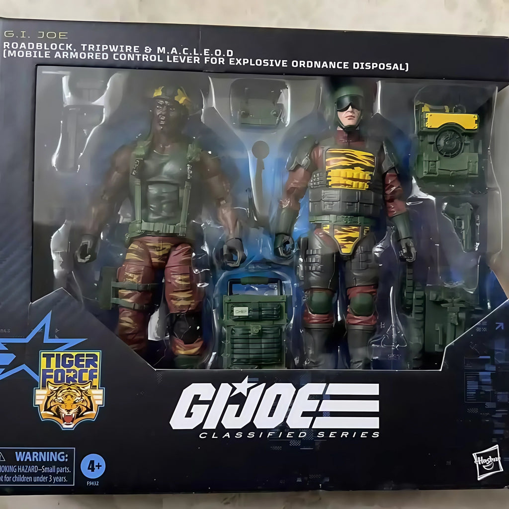 Hot Original Version G.I. Joe Gi Joe Classified Series 6" 126 Tiger Force Roadblock Tripwire Macleod Action Figure Model Toy