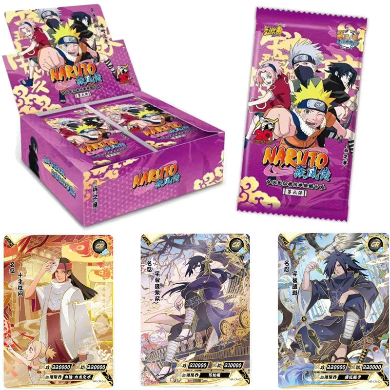 KAYOU Naruto Card Rare EX Packs Chapter Of The Array Box Added SE BP SP Collection Cards Toy For Children Birthday Gift byChildr
