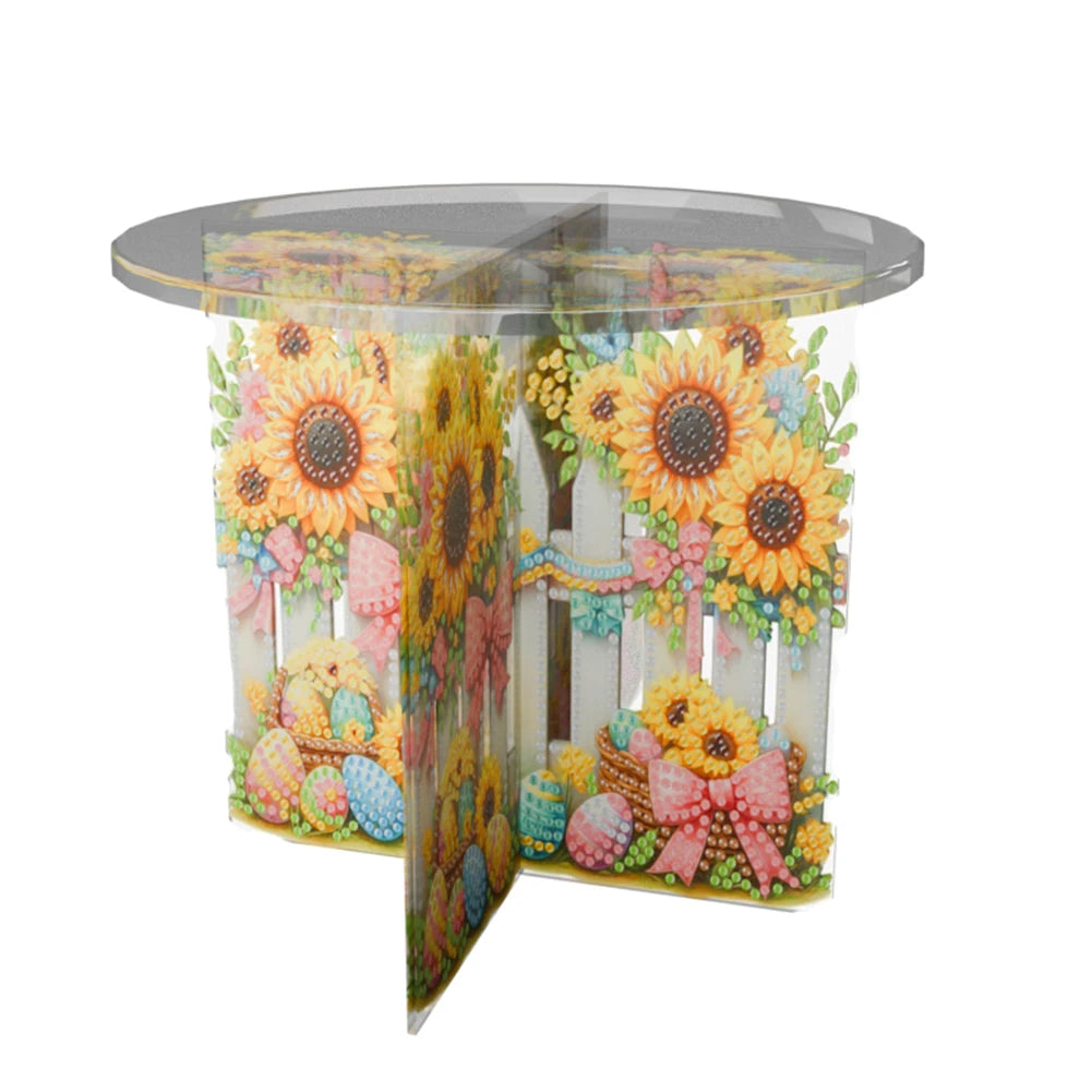 Acrylic Butterfly Potted Plant Holder Rack Rhinestones Plant Display Shelf Diamond Painting Plant Corner Stand for DIY Art Craft