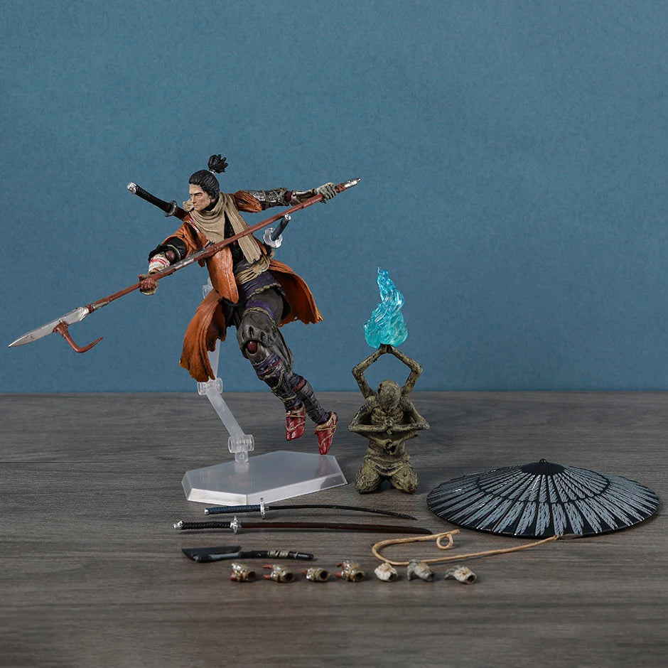 Figma 483-DX Shadows Die Twice Sekiro Action Figure Movable Joints Desktop Decoration Collection PVC Model Toy